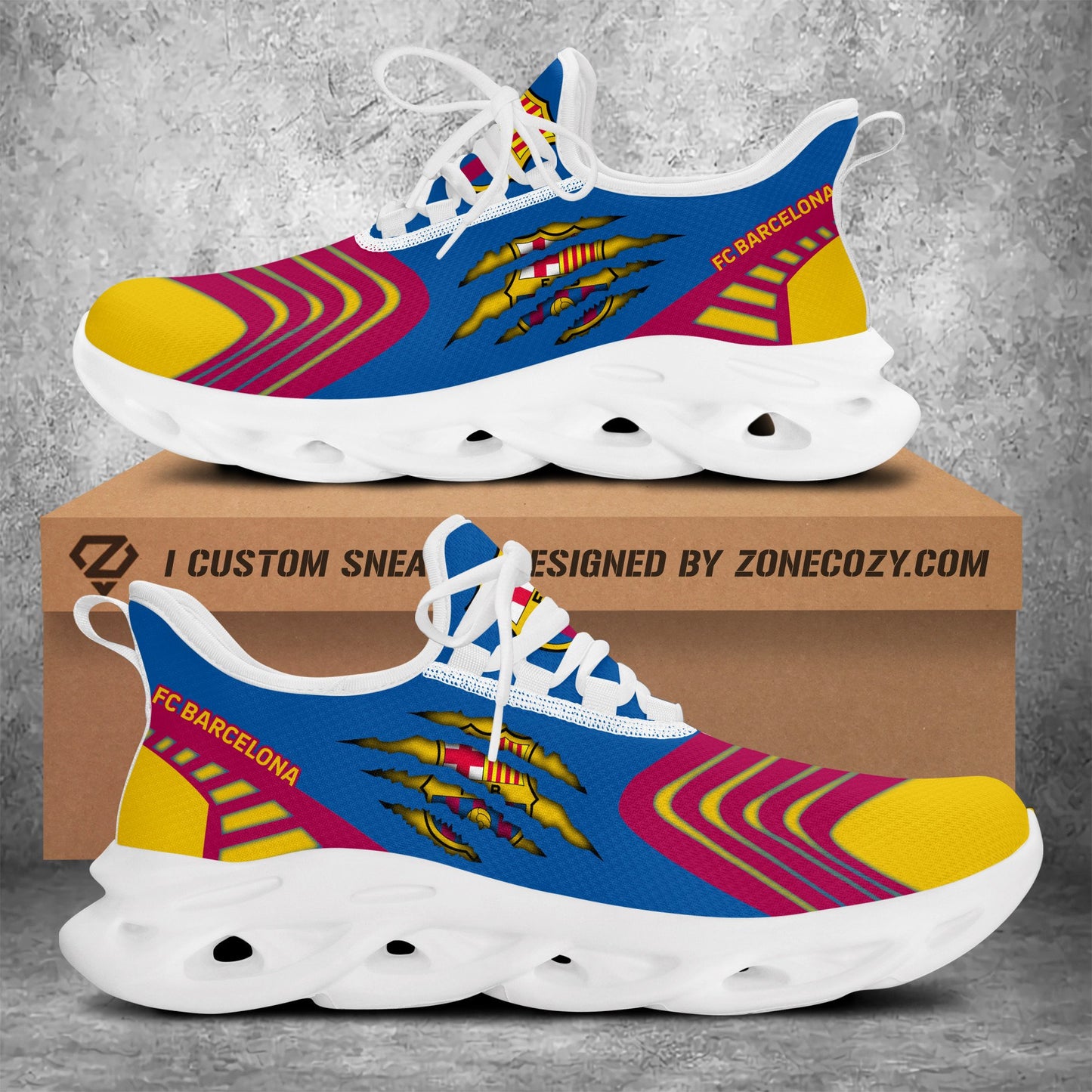 Barça Tear Chunky Custom Sneaker