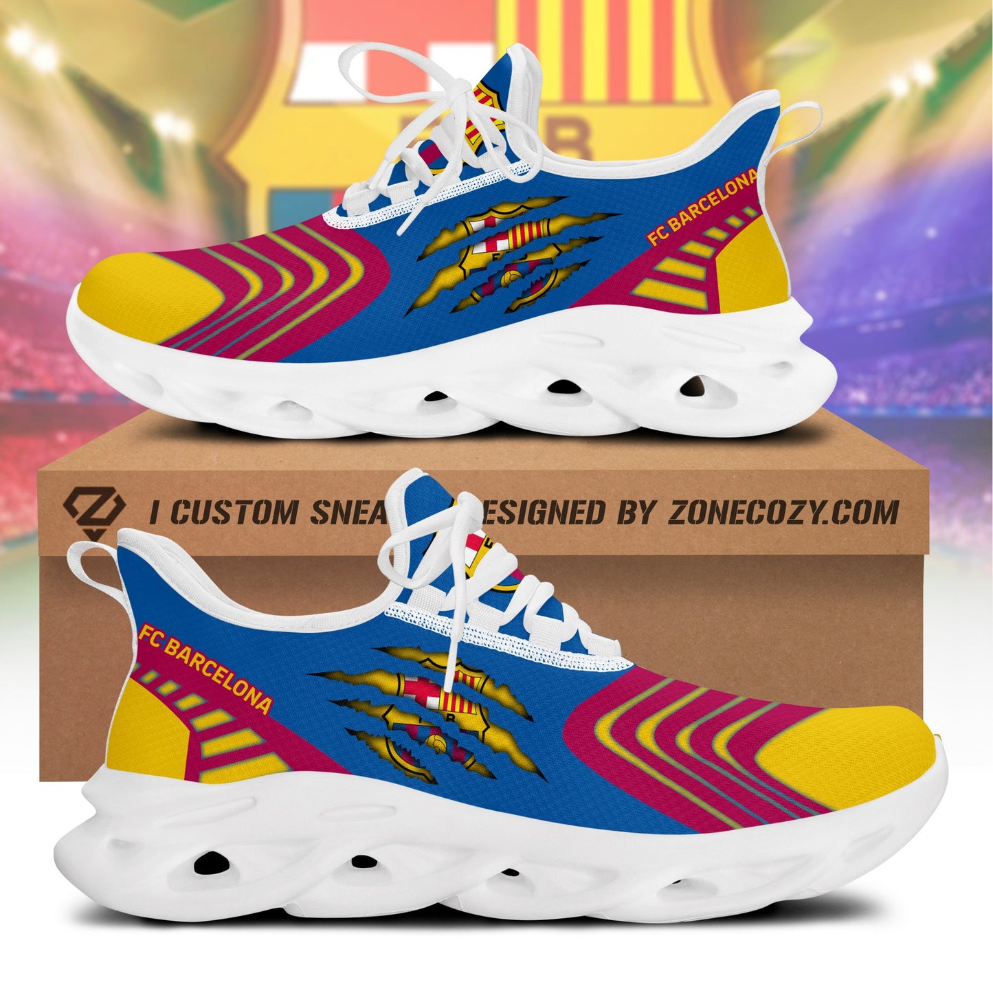 Barça Tear Chunky Custom Sneaker