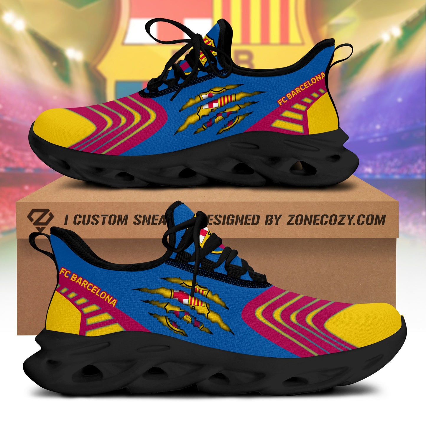 Barça Tear Chunky Custom Sneaker