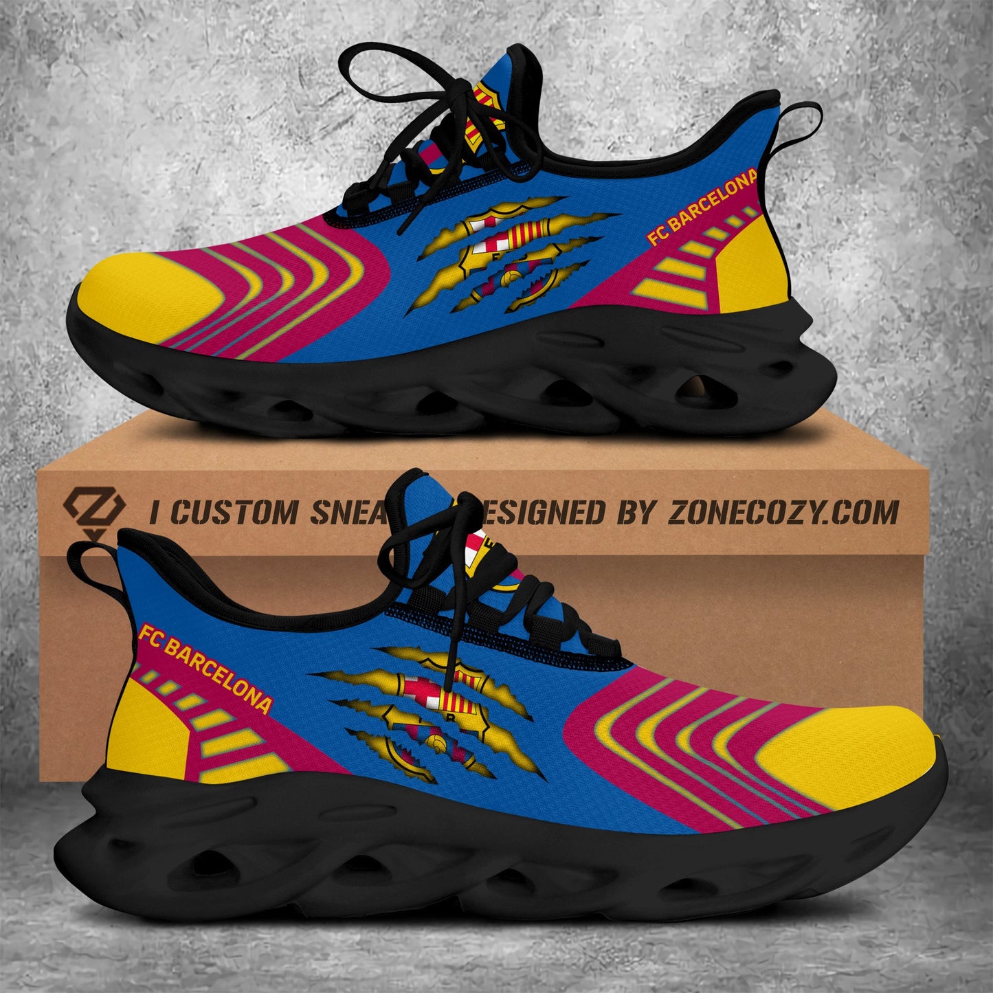 Barça Tear Chunky Custom Sneaker