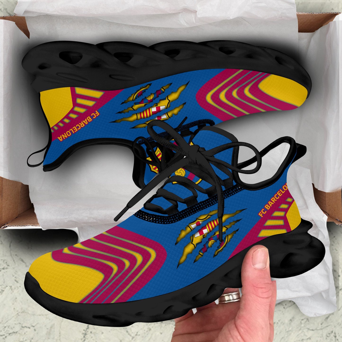 Barça Tear Chunky Custom Sneaker