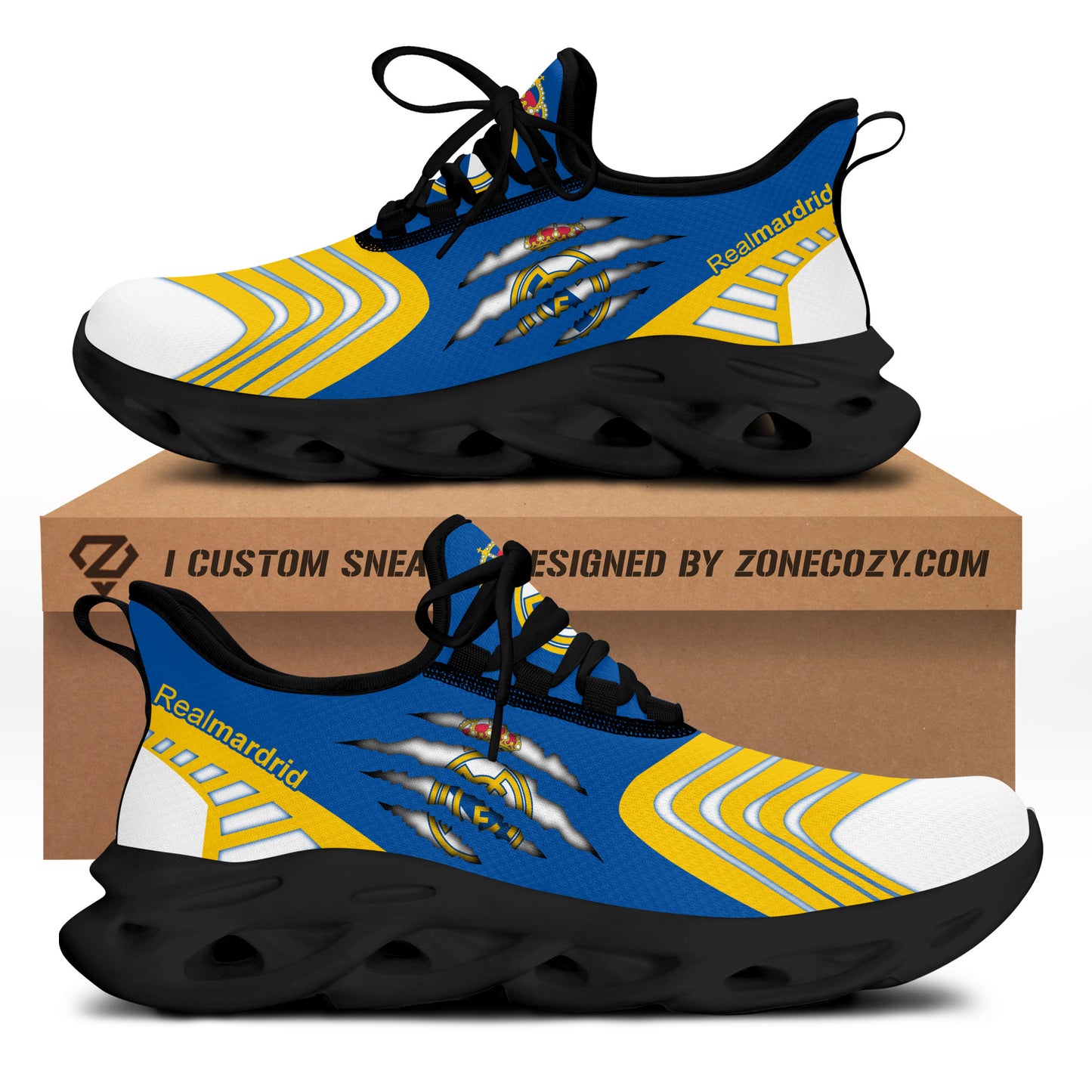 Real Madrid Tear Chunky Custom Sneaker