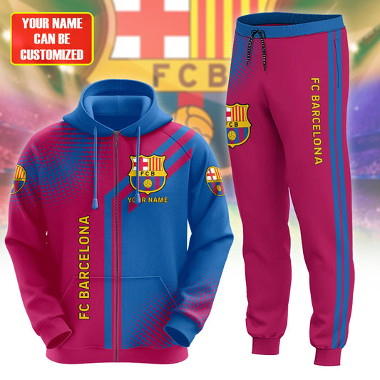 Personalized Barcelona 3D All over Printed Hoodie and Sweatpants set V15