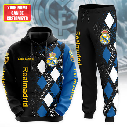 Personalized Real Madrid Q29 3D All over Printed Hoodie and Sweatpants set
