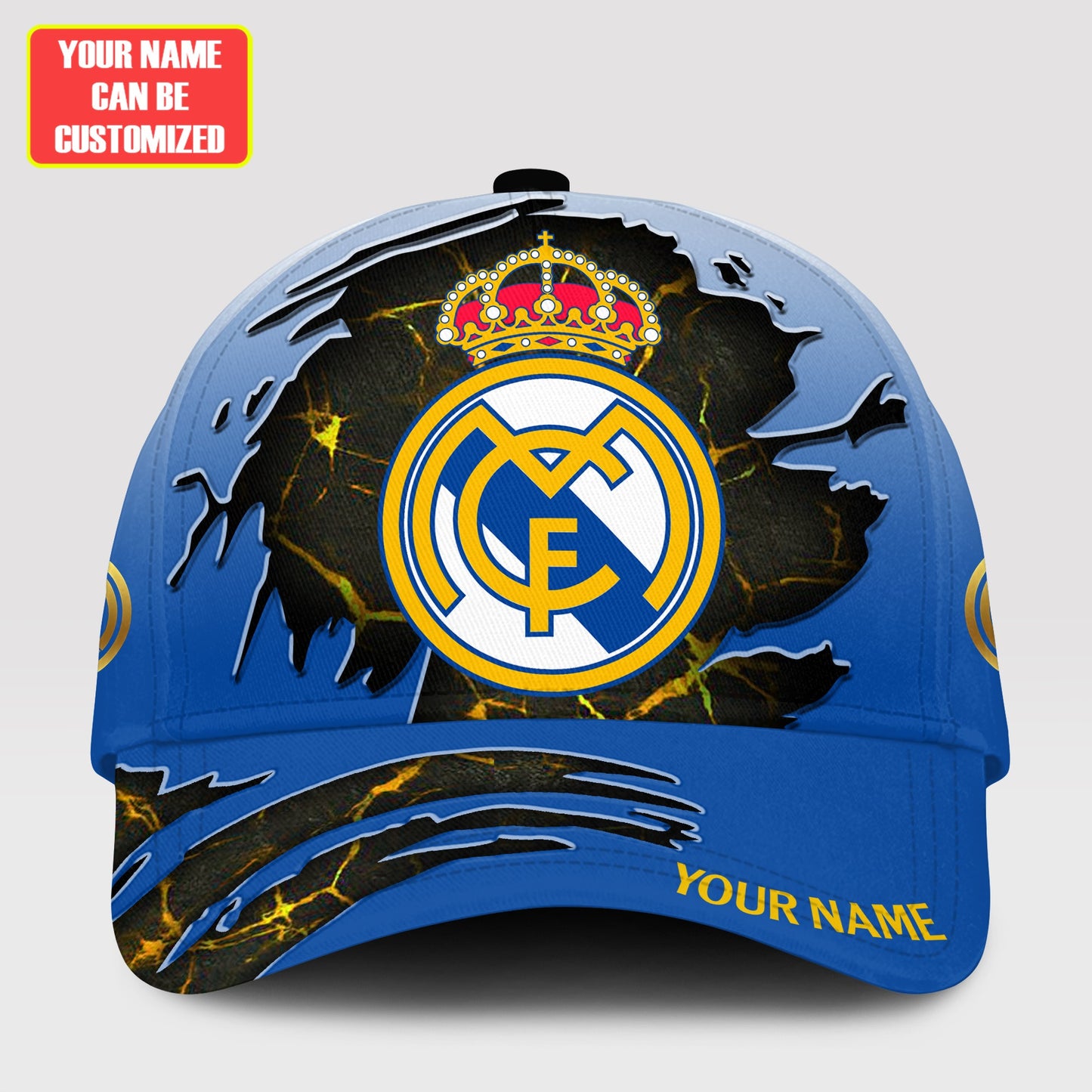 Personalized Real Madrid Tear Classic Cap