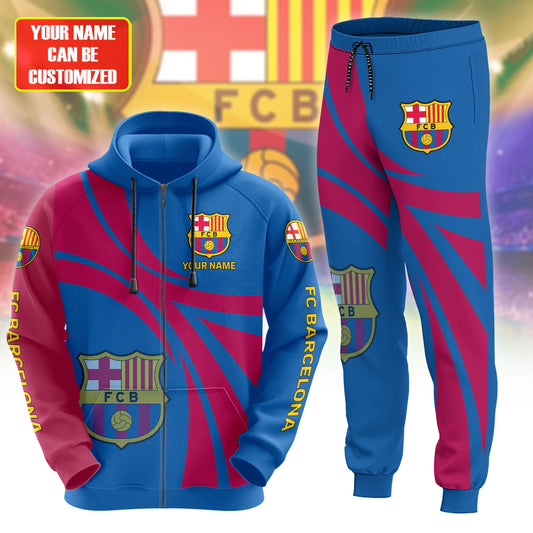 Personalized Barcelona 3D All over Printed Hoodie and Sweatpants set V16