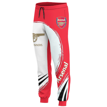 Personalized Arsenal Q6 3D All over Printed Hoodie and Sweatpants set