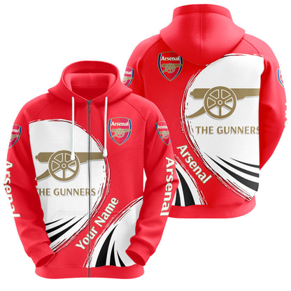 Personalized Arsenal Q6 3D All over Printed Hoodie and Sweatpants set