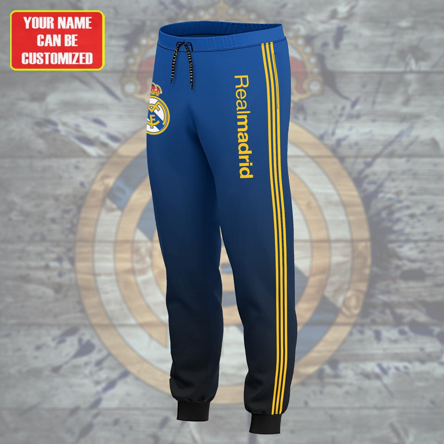 Personalized Real Madrid Q30 3D All over Printed Hoodie and Sweatpants set