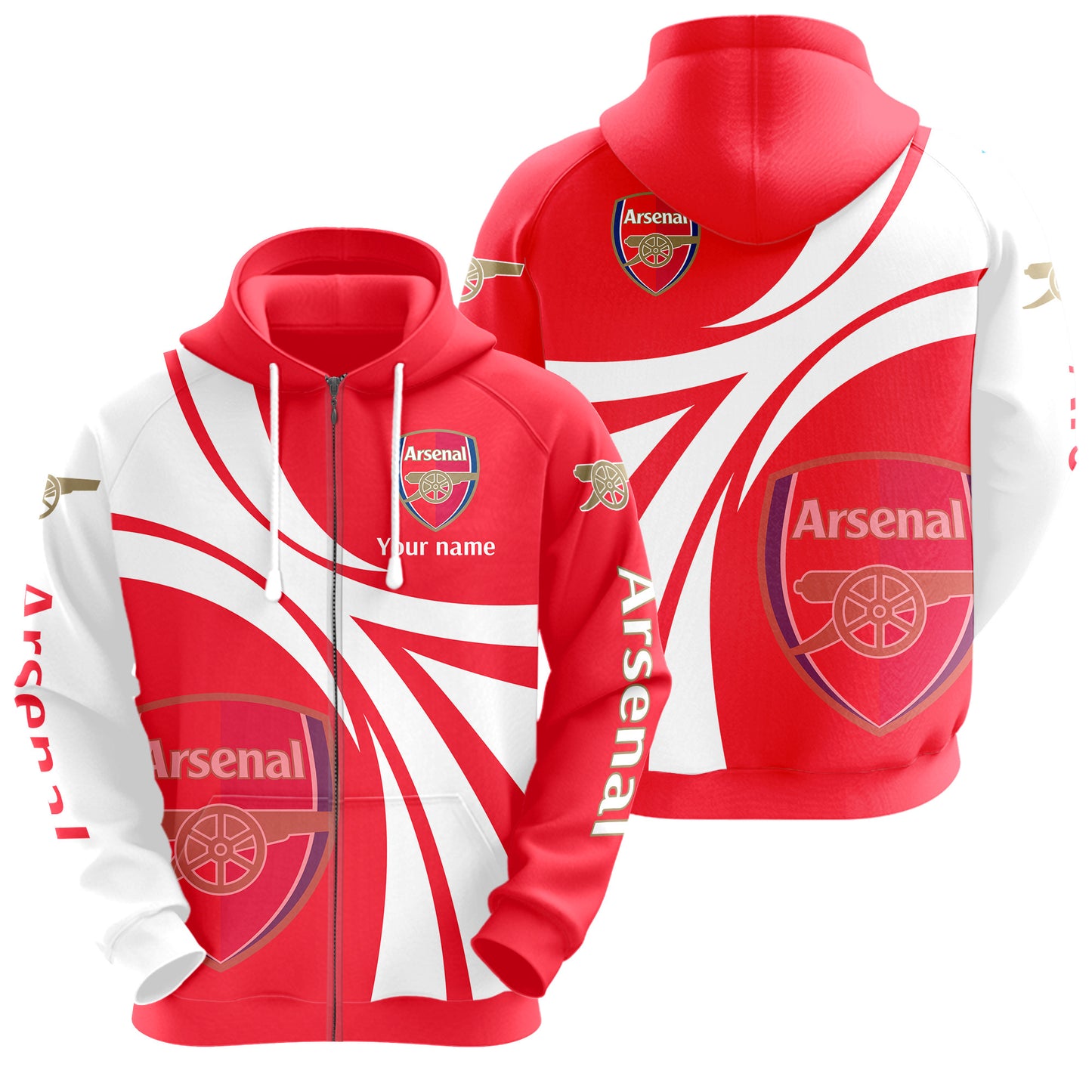 Personalized Arsenal 3D All over Printed Hoodie and Sweatpants set V18
