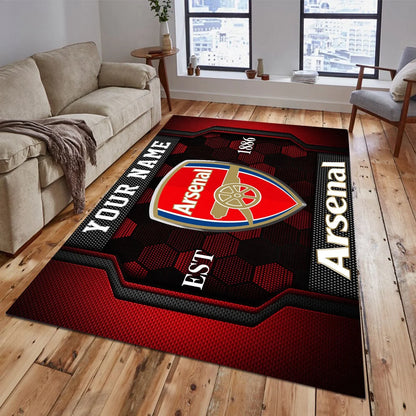 Personalized Arsenal Welcome Home Rug