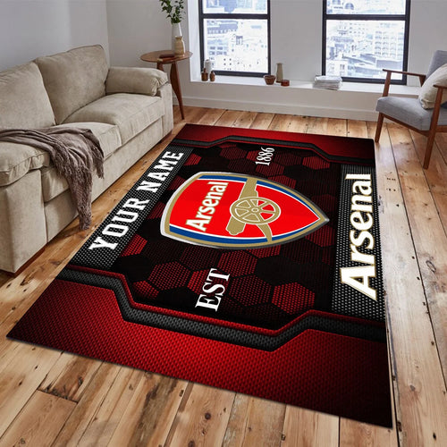 Personalized Arsenal Welcome Home Rug