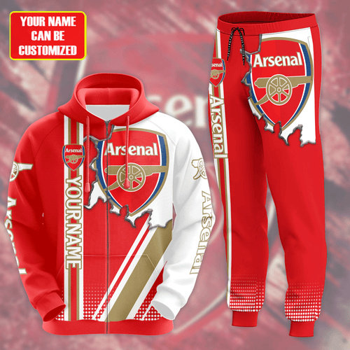 Personalized Arsenal 3D All over Printed Hoodie and Sweatpants set V19
