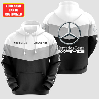 Personalized Merc AMG 3D All over Printed Hoodie and Sweatpants set