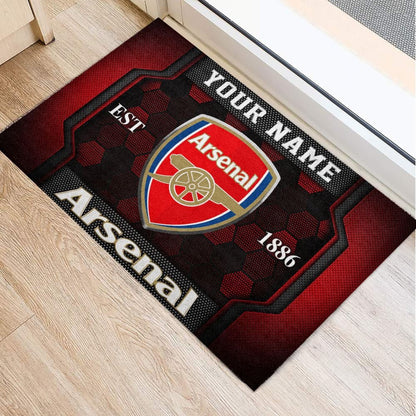 Personalized Name Arsenal Doormat