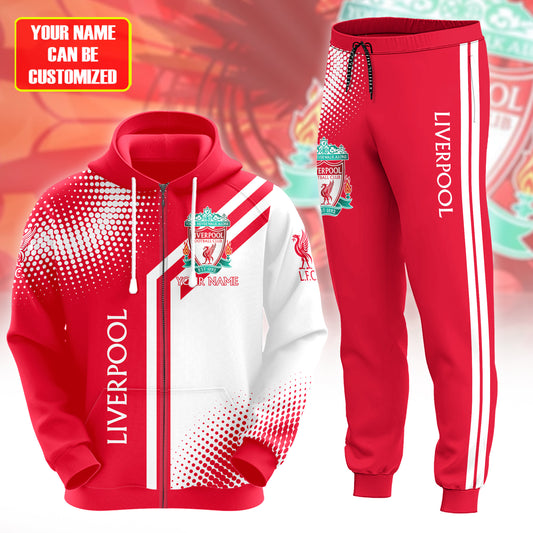 Personalized Liverpool 3D All over Printed Hoodie and Sweatpants set V26