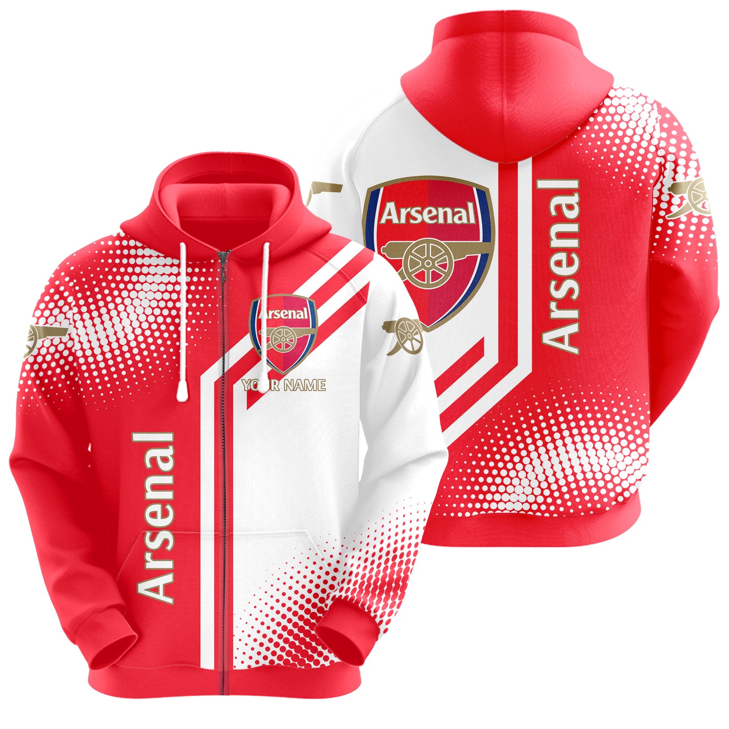 Personalized Arsenal 3D All over Printed Hoodie and Sweatpants set V21
