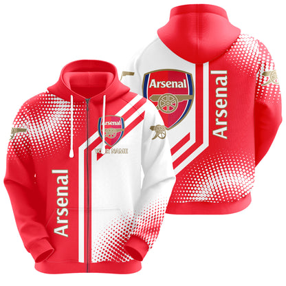 Personalized Arsenal 3D All over Printed Hoodie and Sweatpants set V21