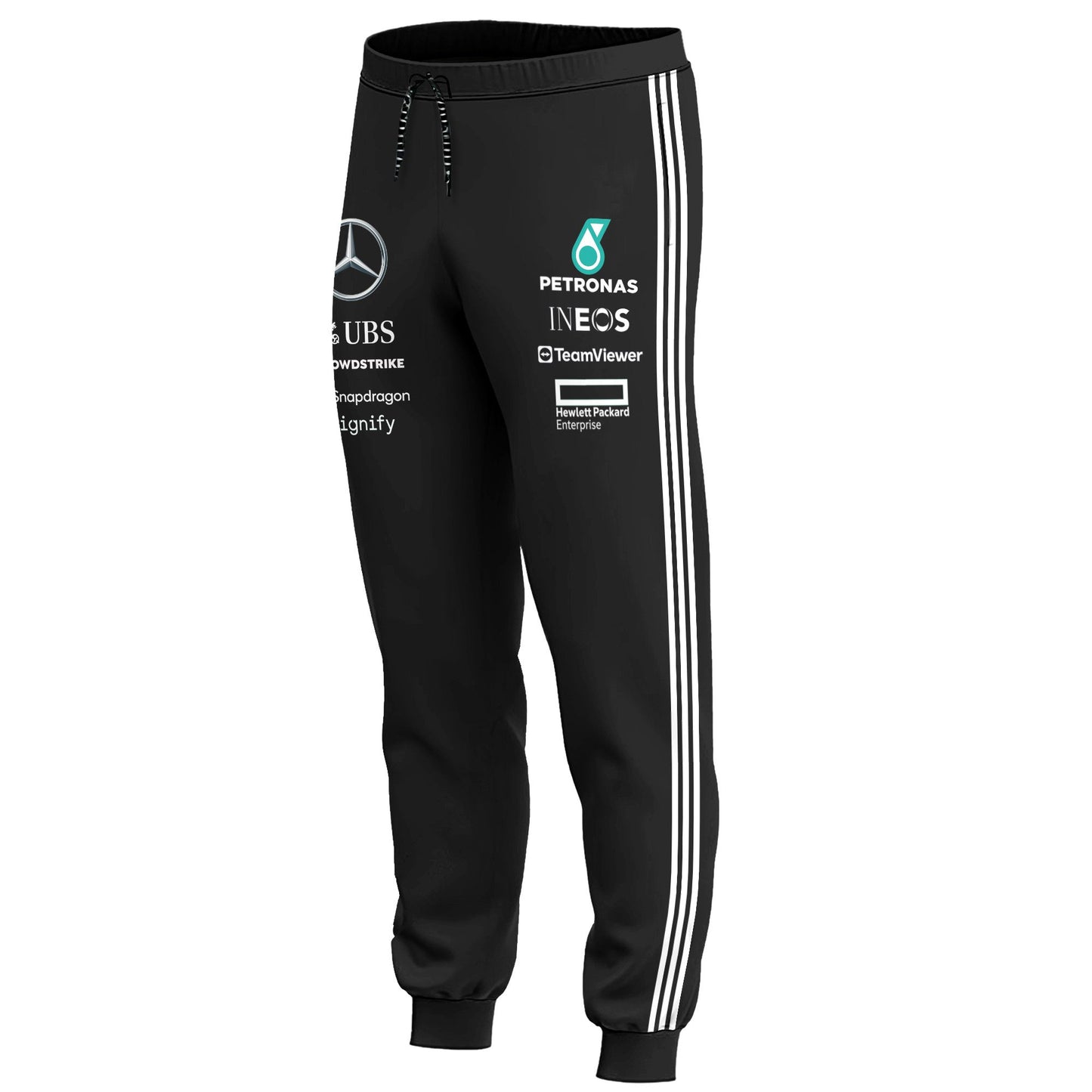 Personalized Merc AMG Petronas Q2 3D All over Printed Hoodie and Sweatpants set