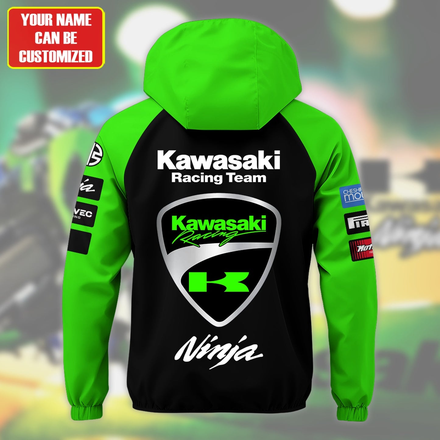 Personalized KW Racing Team Windproof Rush Jacket