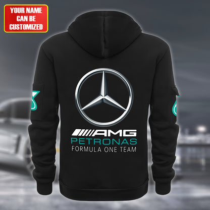 Personalized Merc AMG Petronas Zip-Hoodie Cotton Jacket