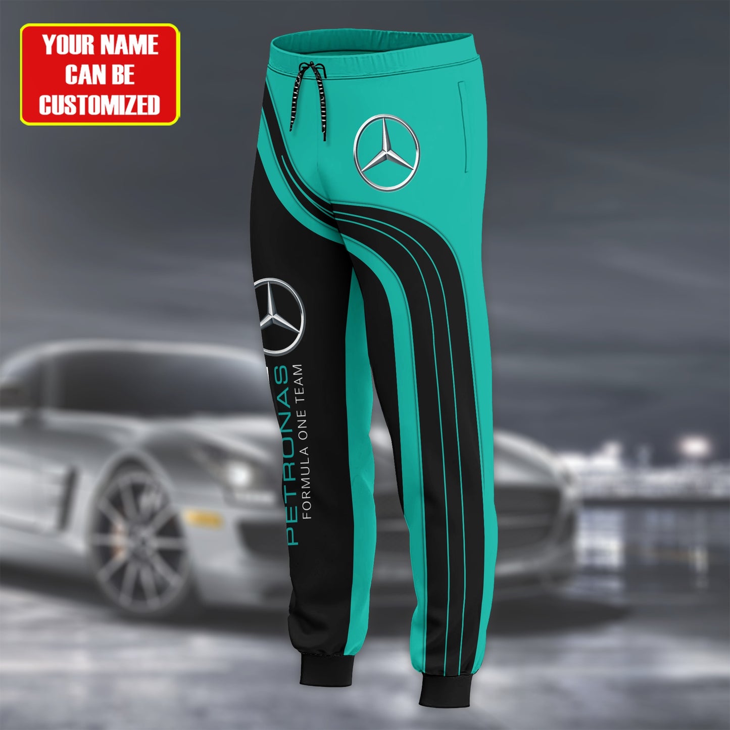 Personalized Merc AMG Petronas Q4 3D All over Printed Hoodie and Sweatpants set