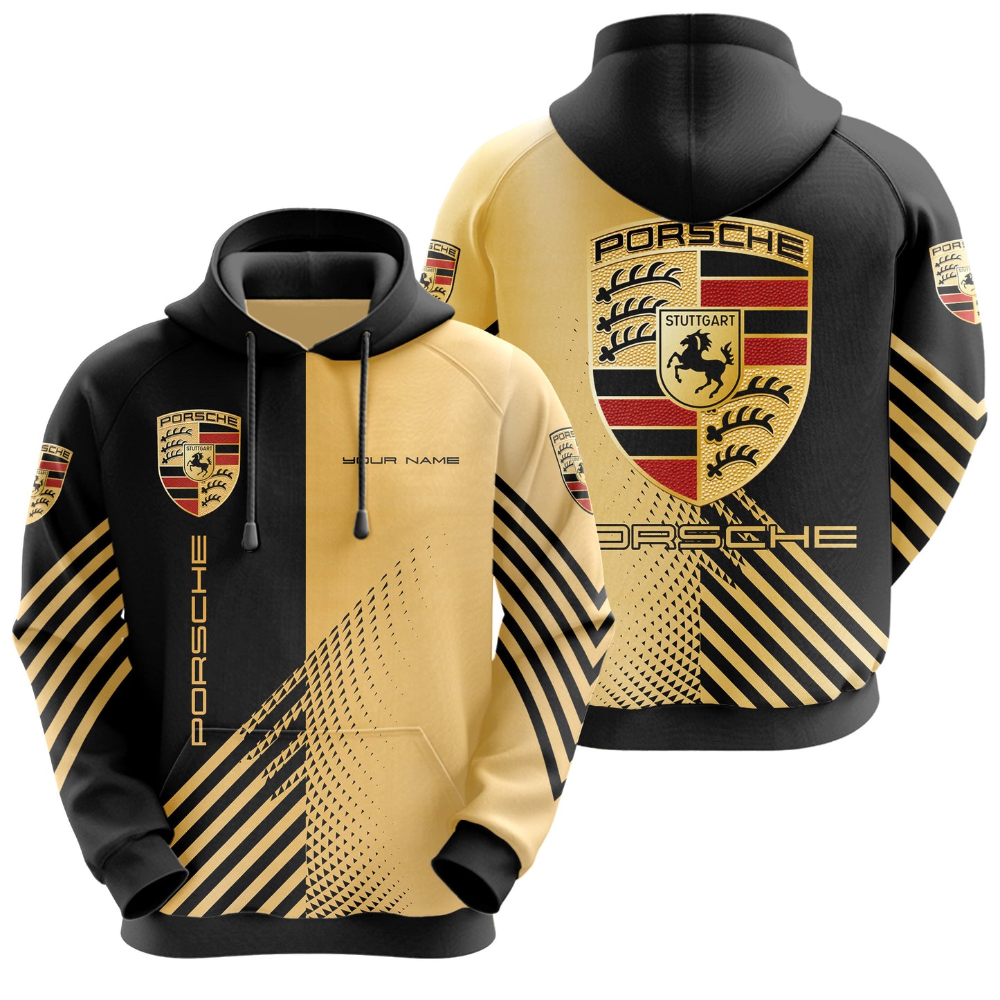 Personalized Pors 3D All over Printed Hoodie and Sweatpants set