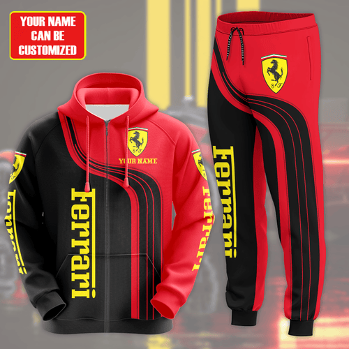 Personalized S.F All over Printed Hoodie and Sweatpants set