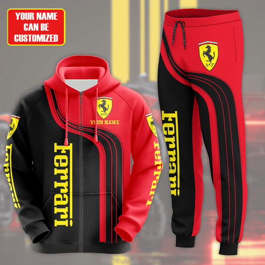 Personalized S.F All over Printed Hoodie and Sweatpants set