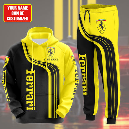 Personalized S.F All over Printed Hoodie and Sweatpants set