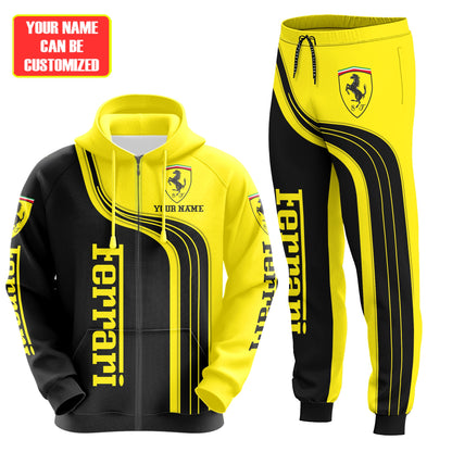 Personalized S.F All over Printed Hoodie and Sweatpants set