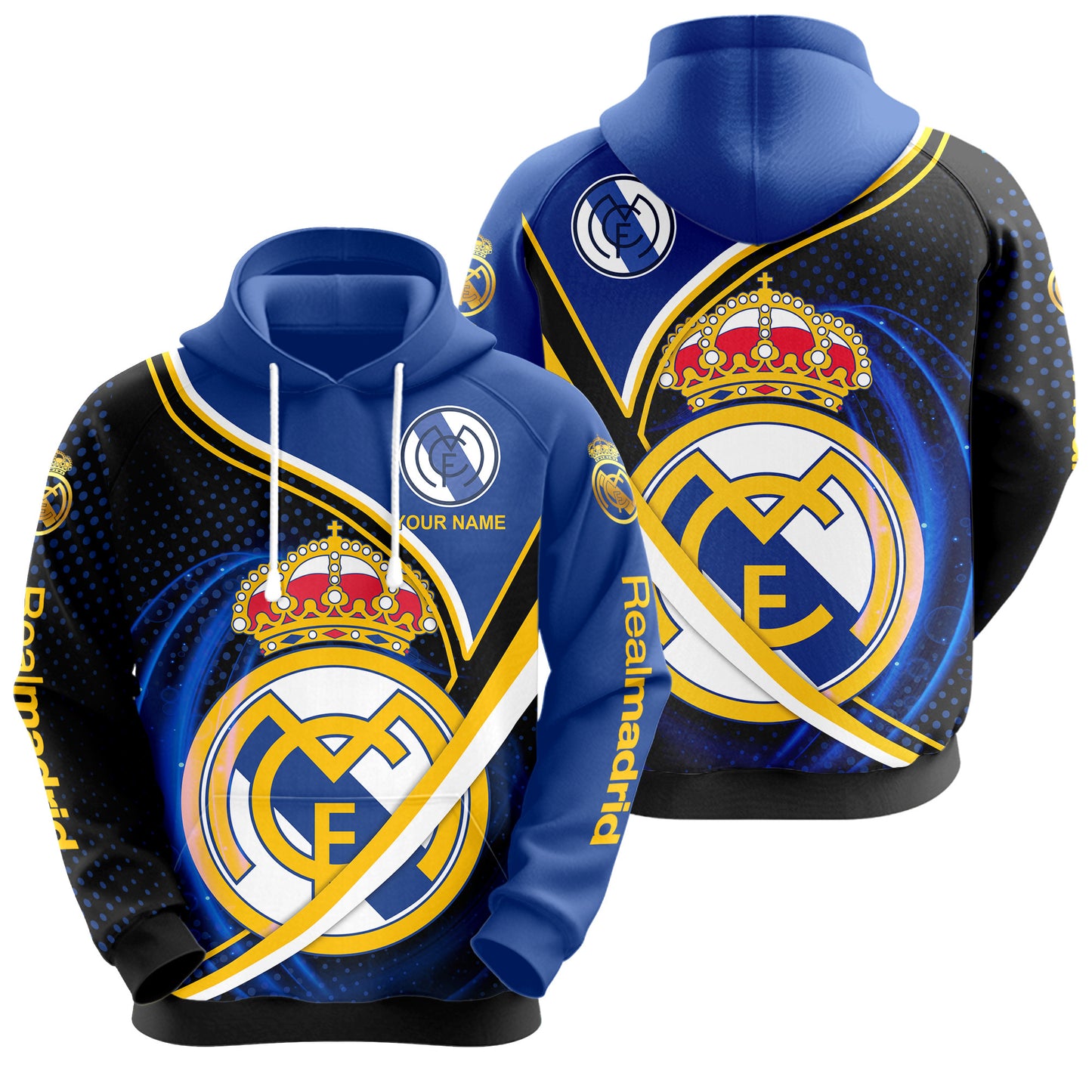 Personalized Real Madrid Q31 3D All over Printed Hoodie and Sweatpants set