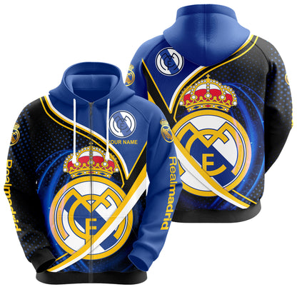 Personalized Real Madrid Q31 3D All over Printed Hoodie and Sweatpants set
