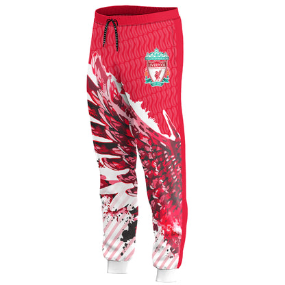 Personalized Liverpool Wings 3D All over Printed Hoodie and Sweatpants set