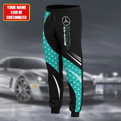 Personalized Merc AMG Petronas Q5 3D All over Printed Hoodie and Sweatpants set