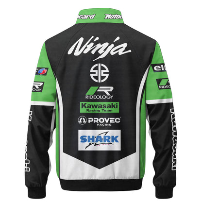 Ninja Motor Kw Zipper Stand Collar Jacket 3D