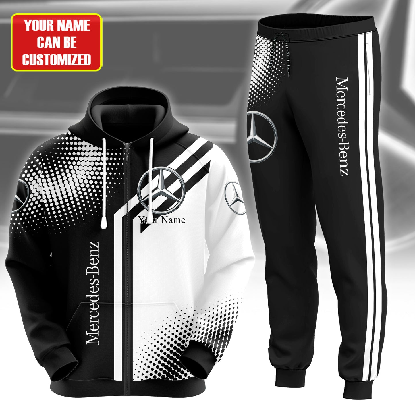 Personalized Merc 3D All over Printed Hoodie and Sweatpants set V10