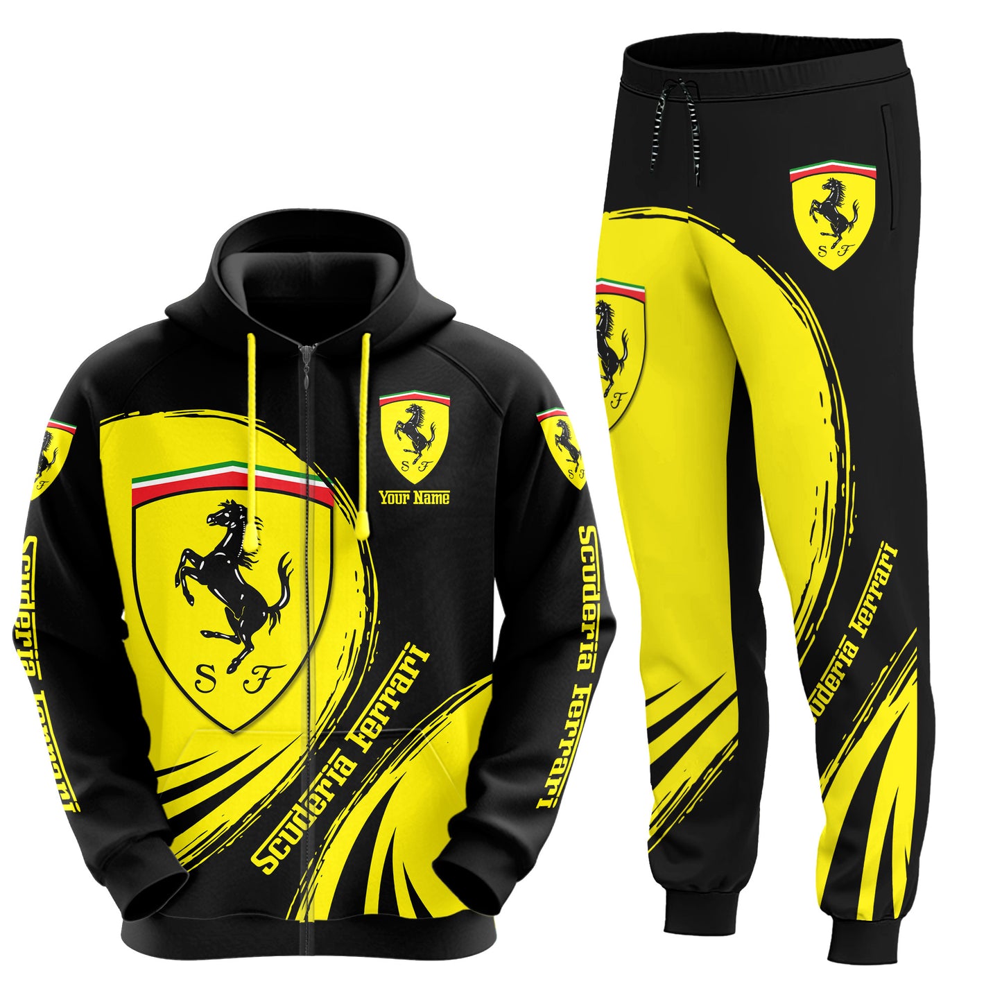 Personalized SF Q2 3D All over Printed Hoodie and Sweatpants set
