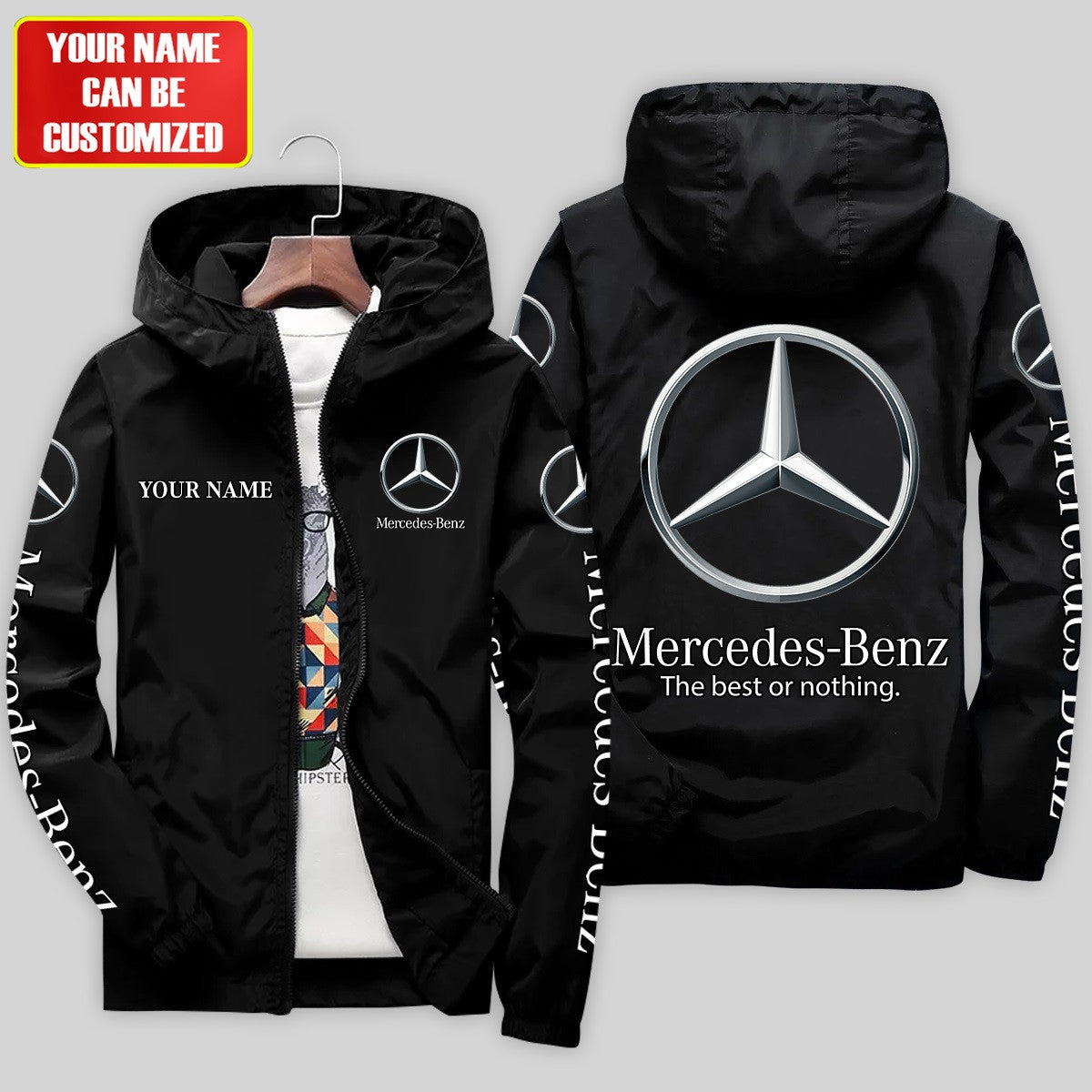 Personalized Merc Rush Windbreaker Jacket