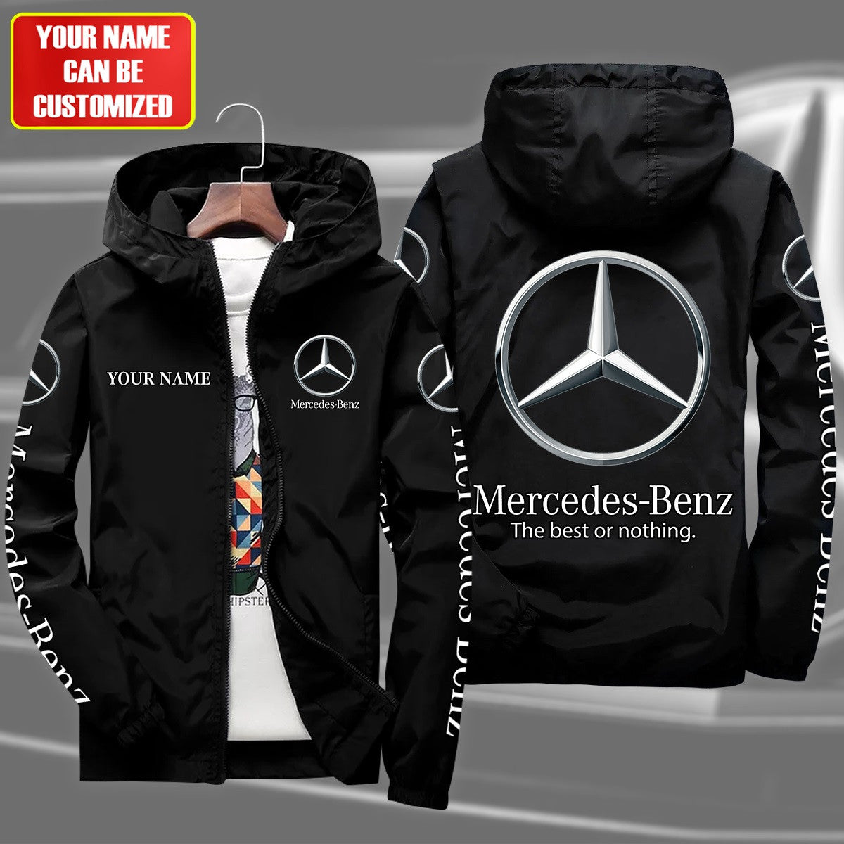 Personalized Merc Rush Windbreaker Jacket