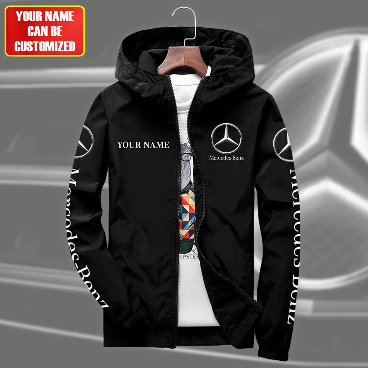 Personalized Merc Rush Windbreaker Jacket