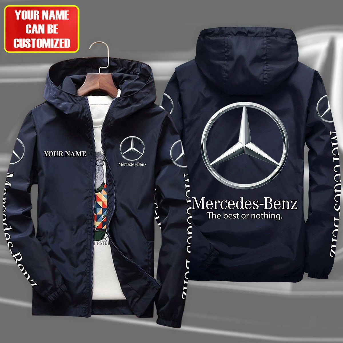 Personalized Merc Rush Windbreaker Jacket