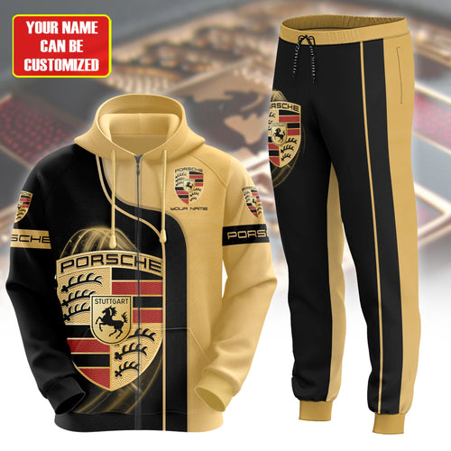 Personalized Pors 3D All over Printed Hoodie and Sweatpants set V1