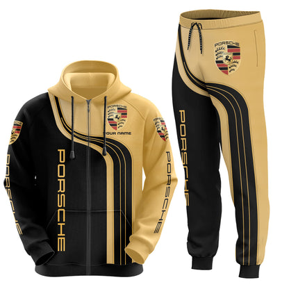 Personalized Pors Q3 3D All over Printed Hoodie and Sweatpants set