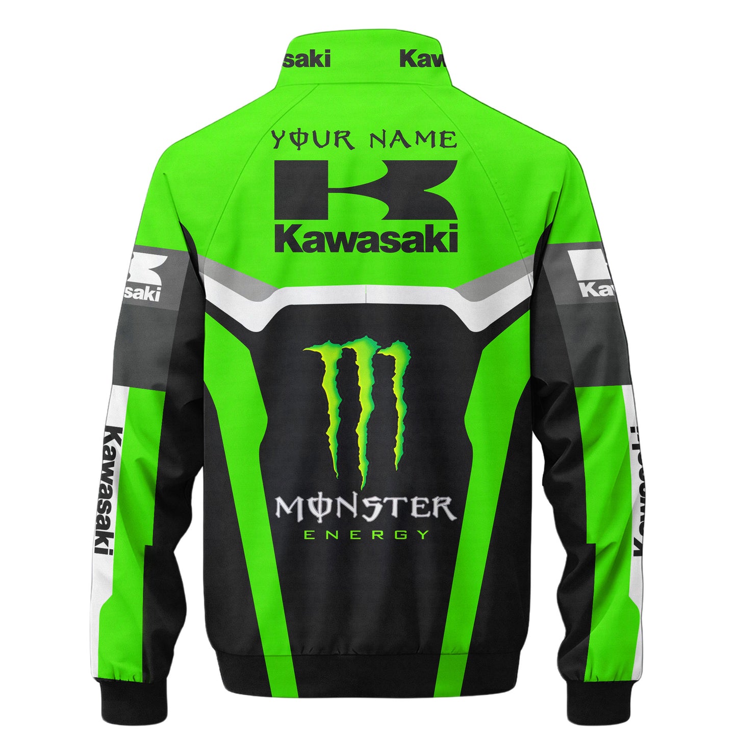 Personalized Me X Kw Racing Team Zipper Stand Collar Jacket 3D