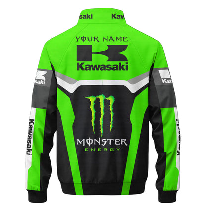 Personalized Me X Kw Racing Team Zipper Stand Collar Jacket 3D