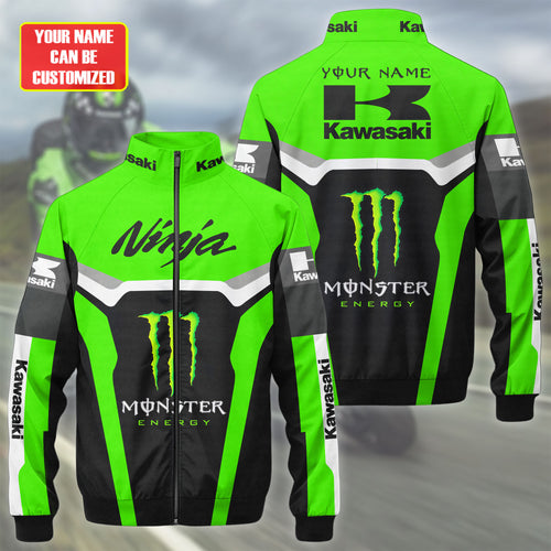 Personalized Me X Kw Racing Team Zipper Stand Collar Jacket 3D
