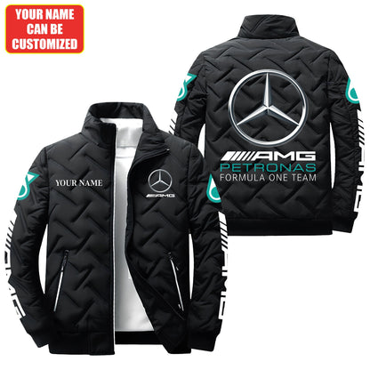 Personalized Merc AMG Petronas Puffer Jacket