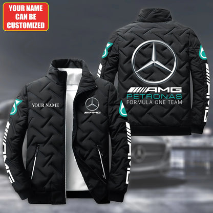 Personalized Merc Petronas Puffer Jacket
