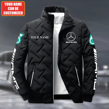 Personalized Merc Petronas Puffer Jacket